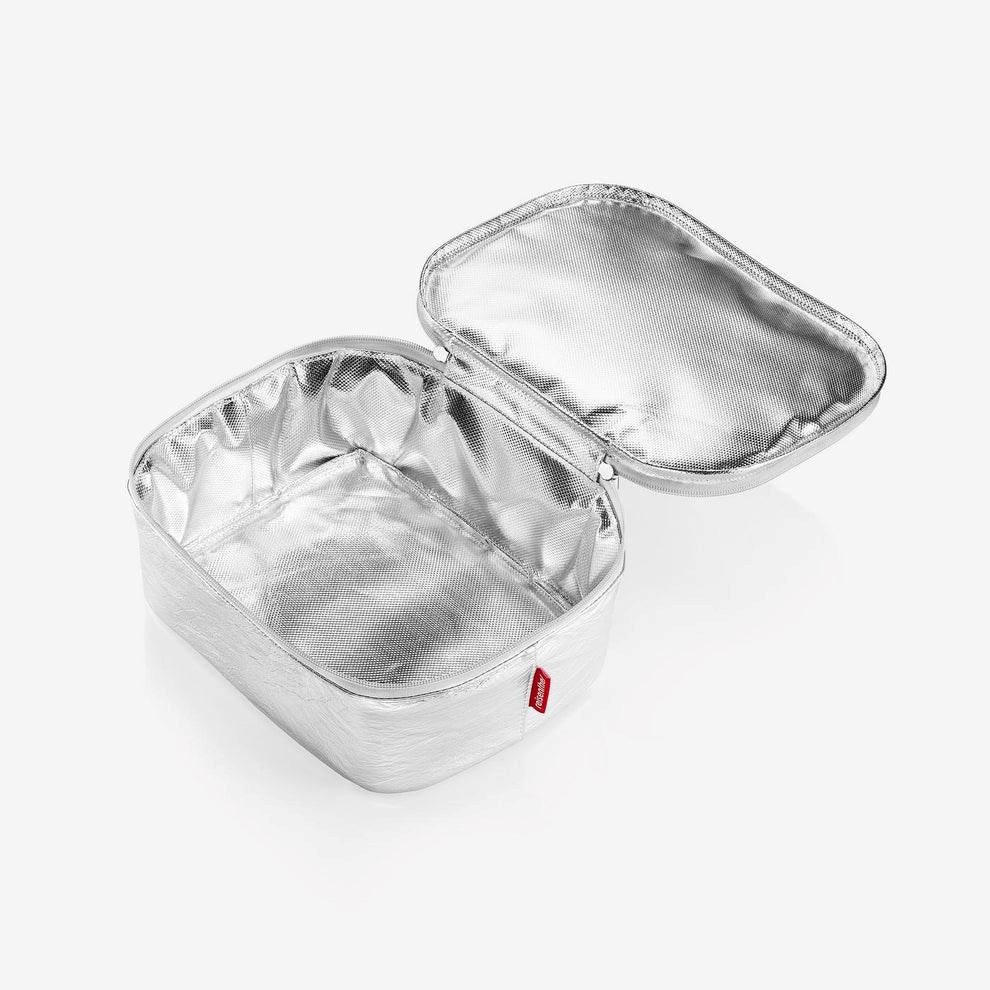Termobox Reisenthel Coolerbag M pocket silver crackle_3