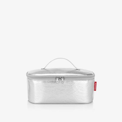 Termobox Reisenthel Coolerbag M pocket silver crackle_5