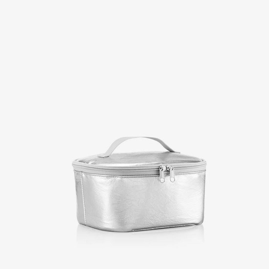 Termobox Reisenthel Coolerbag S pocket silver crackle_4