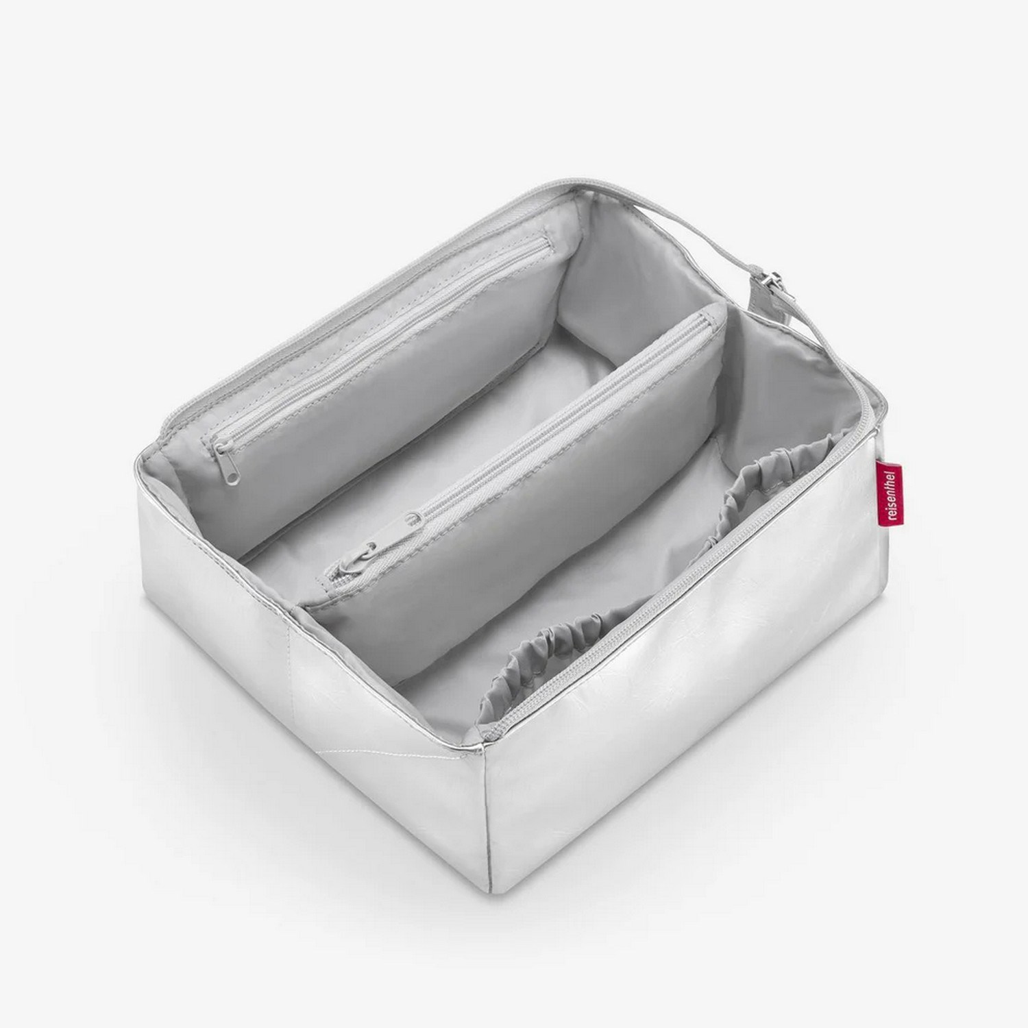 Kosmetická taška Reisenthel Fold Case silver crackle_2