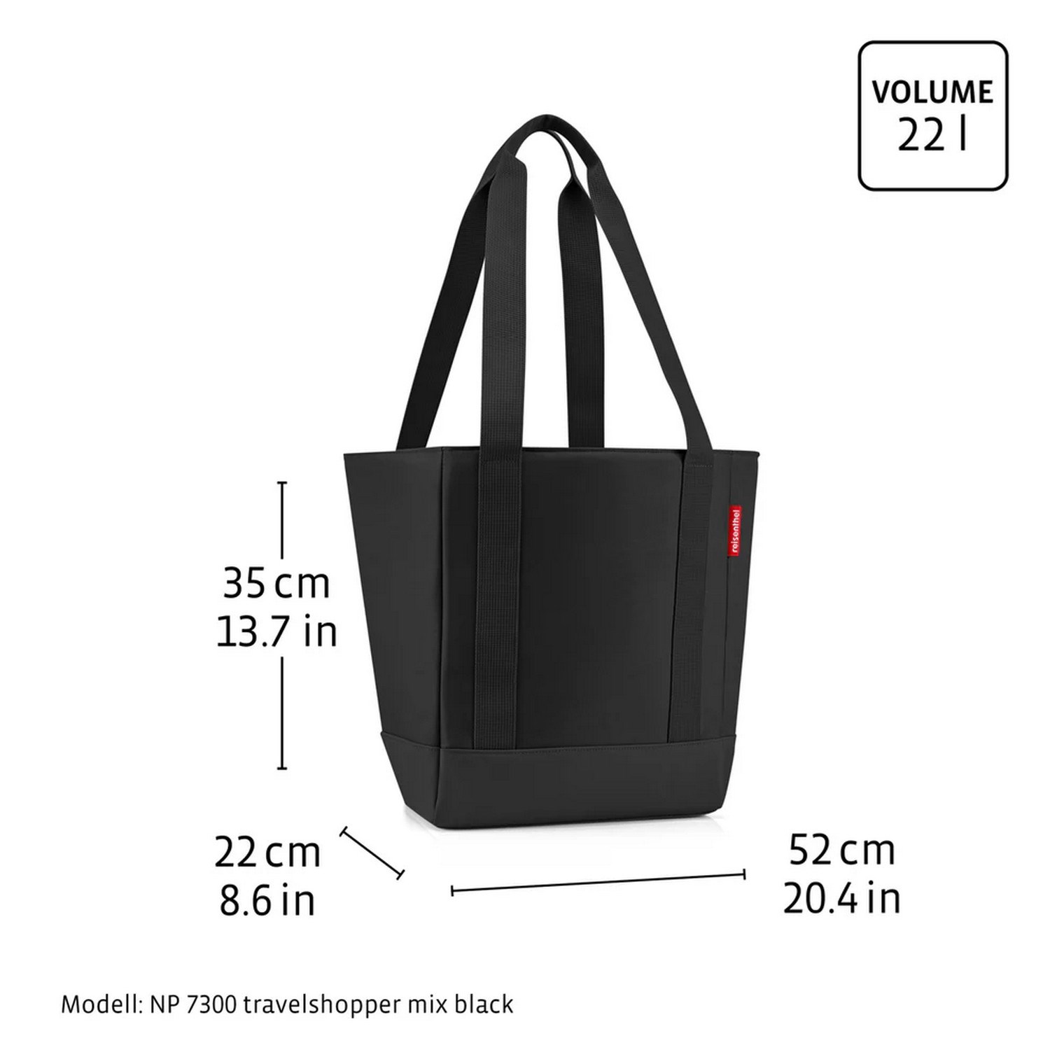 Cestovní taška Reisenthel Travelshopper black_7