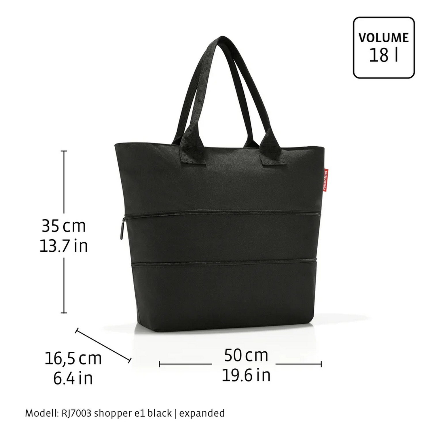 Chytrá taška přes rameno Reisenthel Shopper e1 twist navy_4