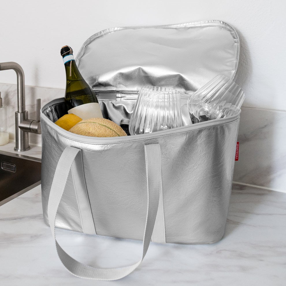 Termobox Reisenthel Coolerbag silver crackle_1