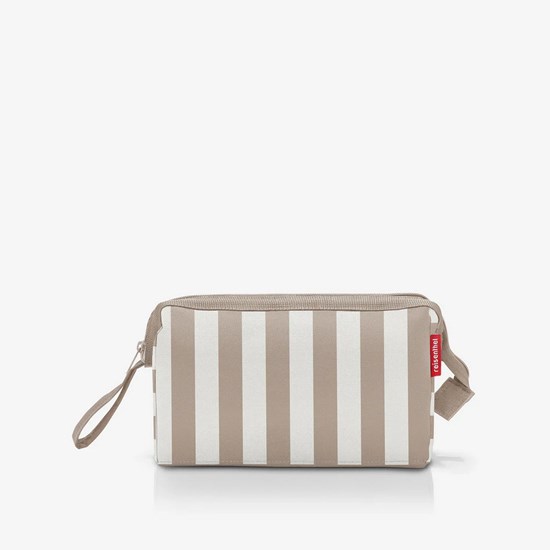 Kosmetická taška Reisenthel Travelcosmetic summerstripes coffee_3