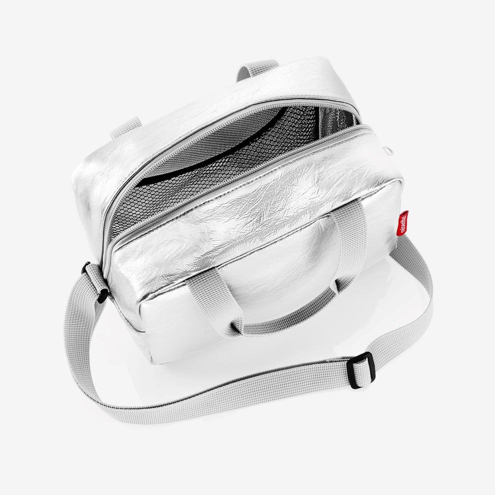 Termobox Reisenthel Coolerbag to-go silver crackle_3