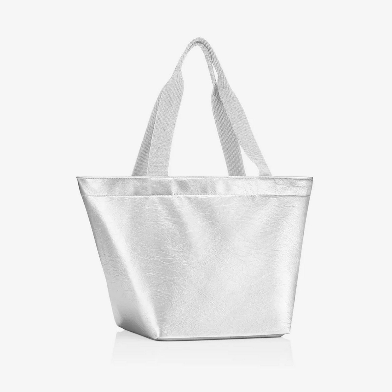 Taška přes rameno Reisenthel Shopper M silver crackle_1