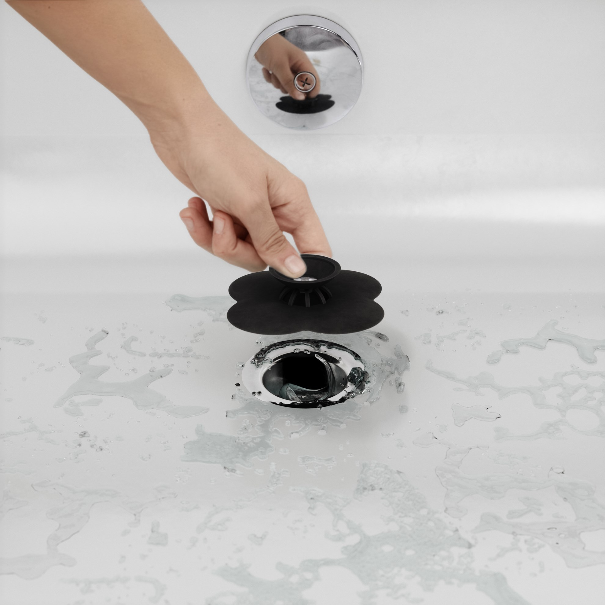 Sítko do dřezu/vany Umbra MLOOM černé_8