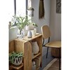 Skleněná váza COSMIN V.18 cm bílá_0