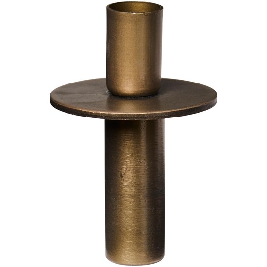 Kovový držák na svíčku do láhve Ib Laursen V.6,7 cm měděný_0