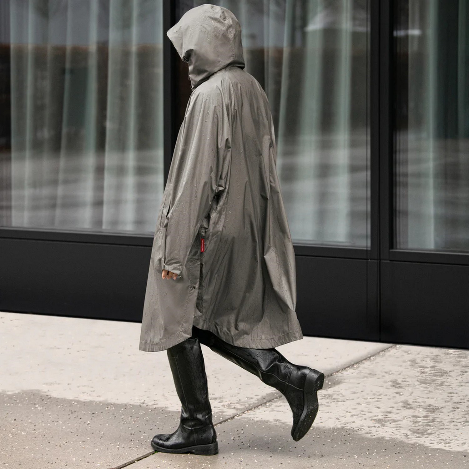 Skládací pláštěnka Mini Maxi Raincoat dark taupe_1