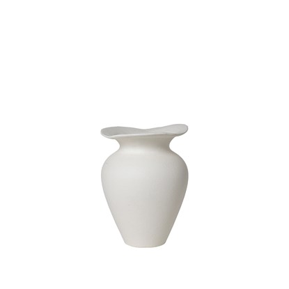 Váza Broste FLORENTINA S V.22,5 cm bílá_0