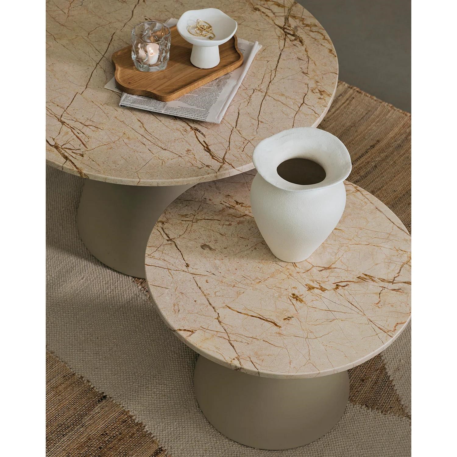 Svícen Broste MOMO V.9 cm bílý_2