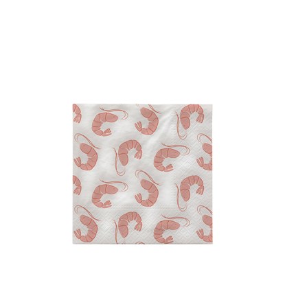 Papírové ubrousky Broste SHRIMP BAL/20 ks růžové_1