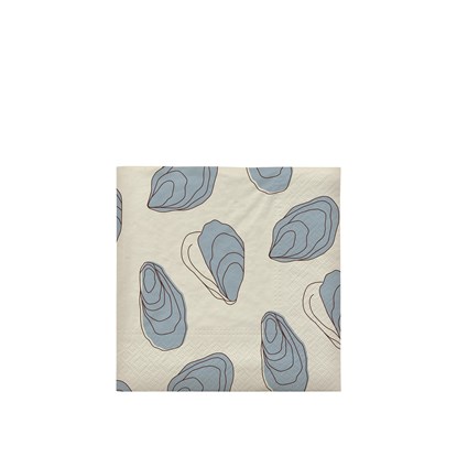 Papírové ubrousky Broste OYSTER BAL/20 ks světle modré_1