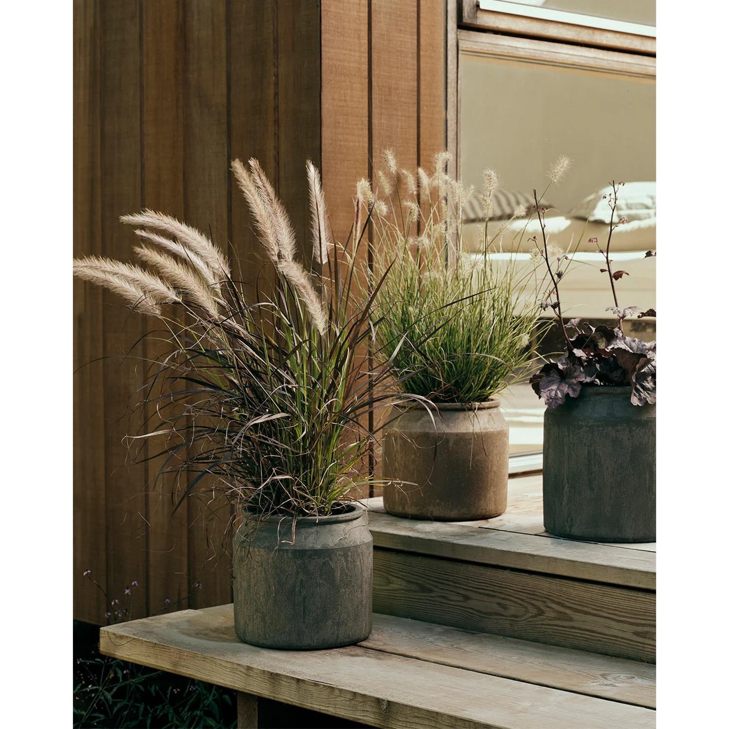 Květináč Broste UMA V.24 cm tmavě hnědý_0