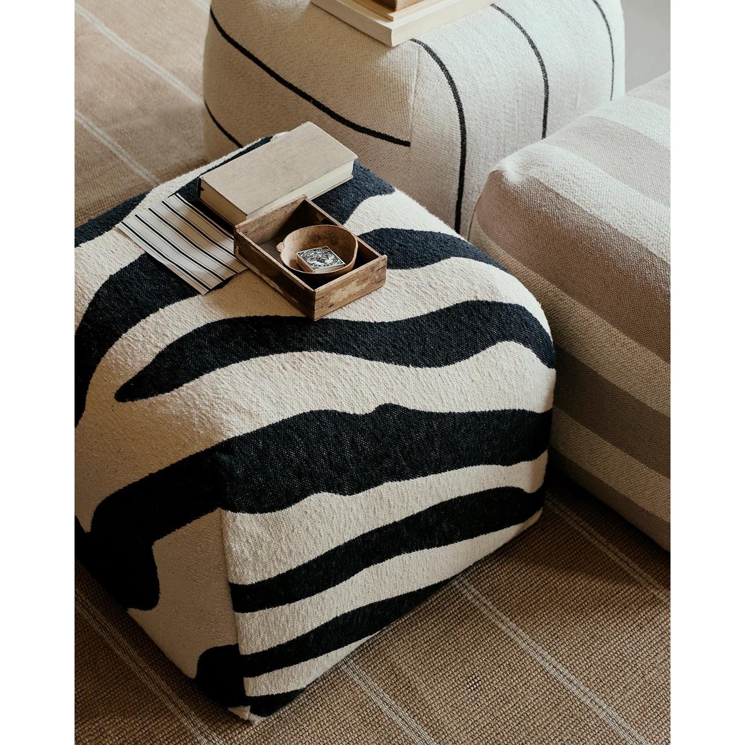 Pouf Broste SIGRID V.38 cm béžový_0