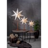 Papírová hvězda na dřevěném podstavci KARO V.55 cm_2