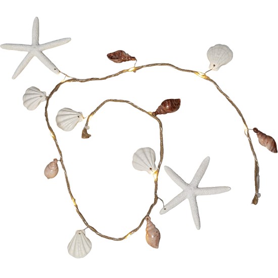 LED dekorační girlanda SEASIDE 10x LED D.90 cm béžová_2