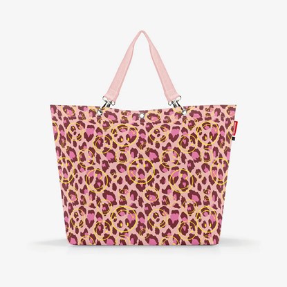 Taška přes rameno Reisenthel Shopper XL smiley leo blush_5